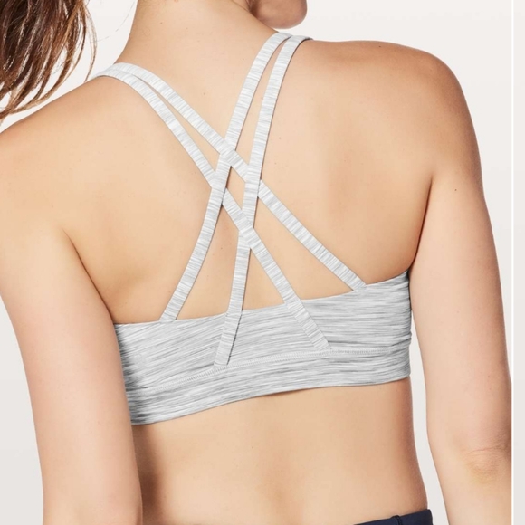 Lululemon Energy Bra Ombre Melange Space Dye EB White Multi - Picture 1 of 8